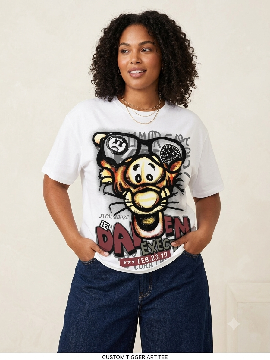 Camiseta Tigretón en blanco
