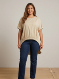 Camiseta Diva en beis