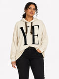 Sudadera YE en Beis