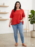 Blusa Claudia en Rojo