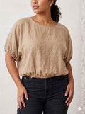 Camiseta Lorena en Beis