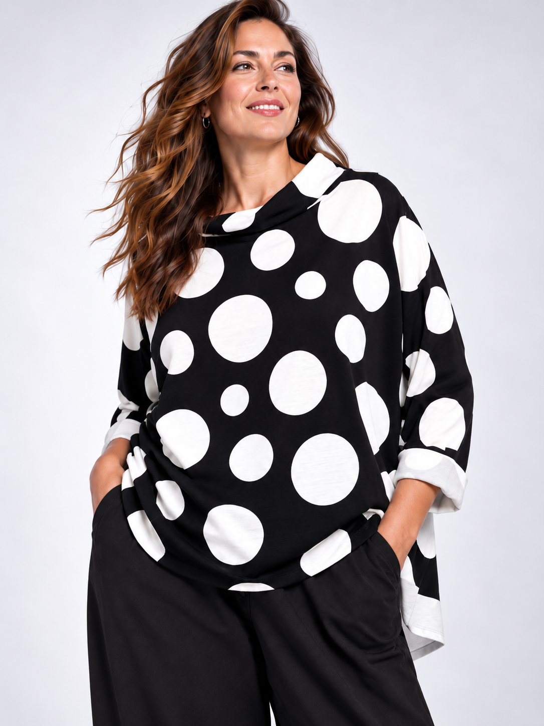 Blusa Mariquita en Negro
