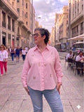 Camisa abecedario en rosa