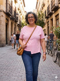 Camiseta Atenea en Rosa