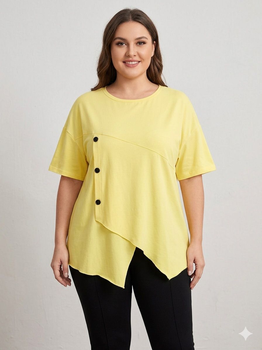 Camiseta Carmen en Amarillo