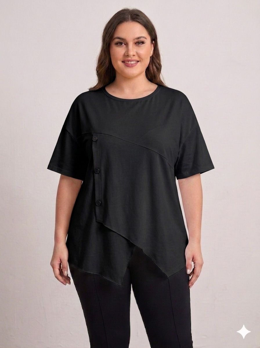 Camiseta Carme n en negro