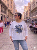Camiseta Flori Blanca