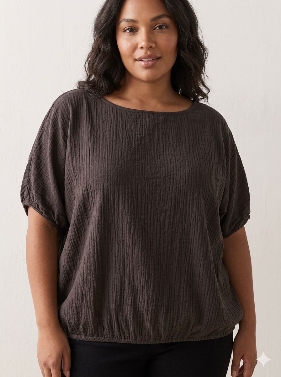 Camiseta Lorena en Chocolate
