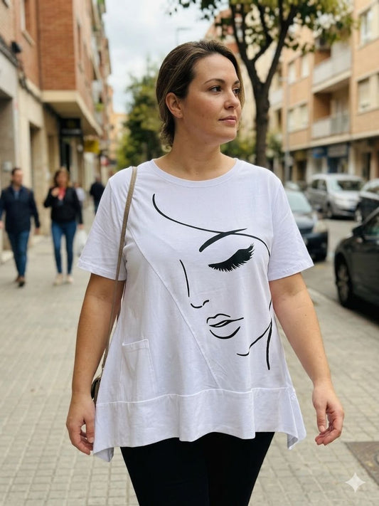 Camiseta Mujer Blanca