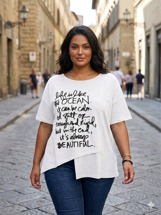 Camiseta Ocean Blanca