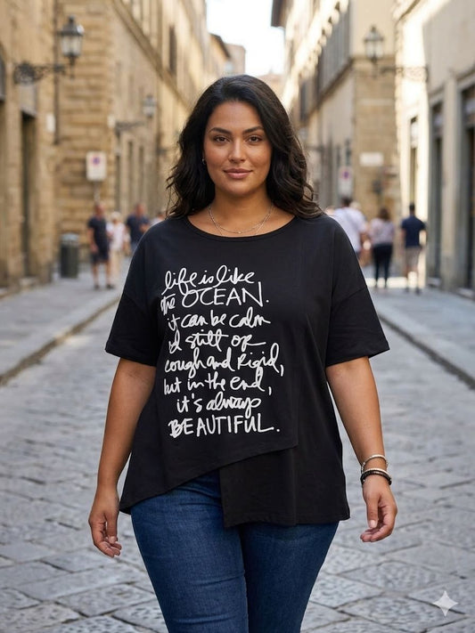 Camiseta Ocean Negra