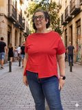 Camiseta Atenea en Rojo
