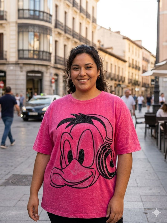 Camiseta Pato Rosa