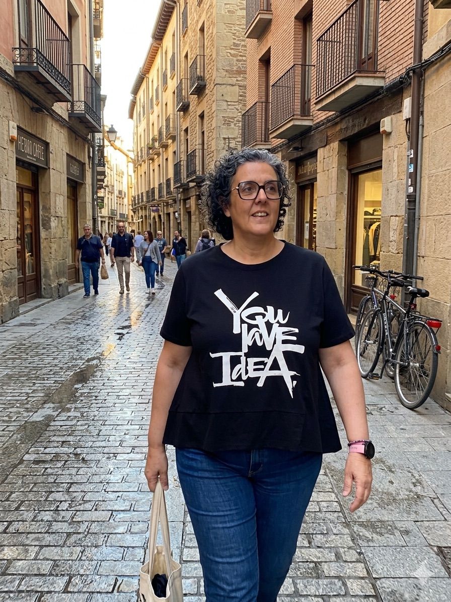 Camiseta You have idea en Negro