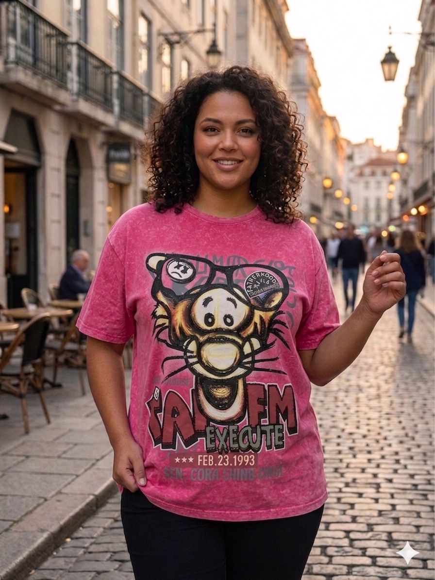 Camiseta Tigretón Fucsia