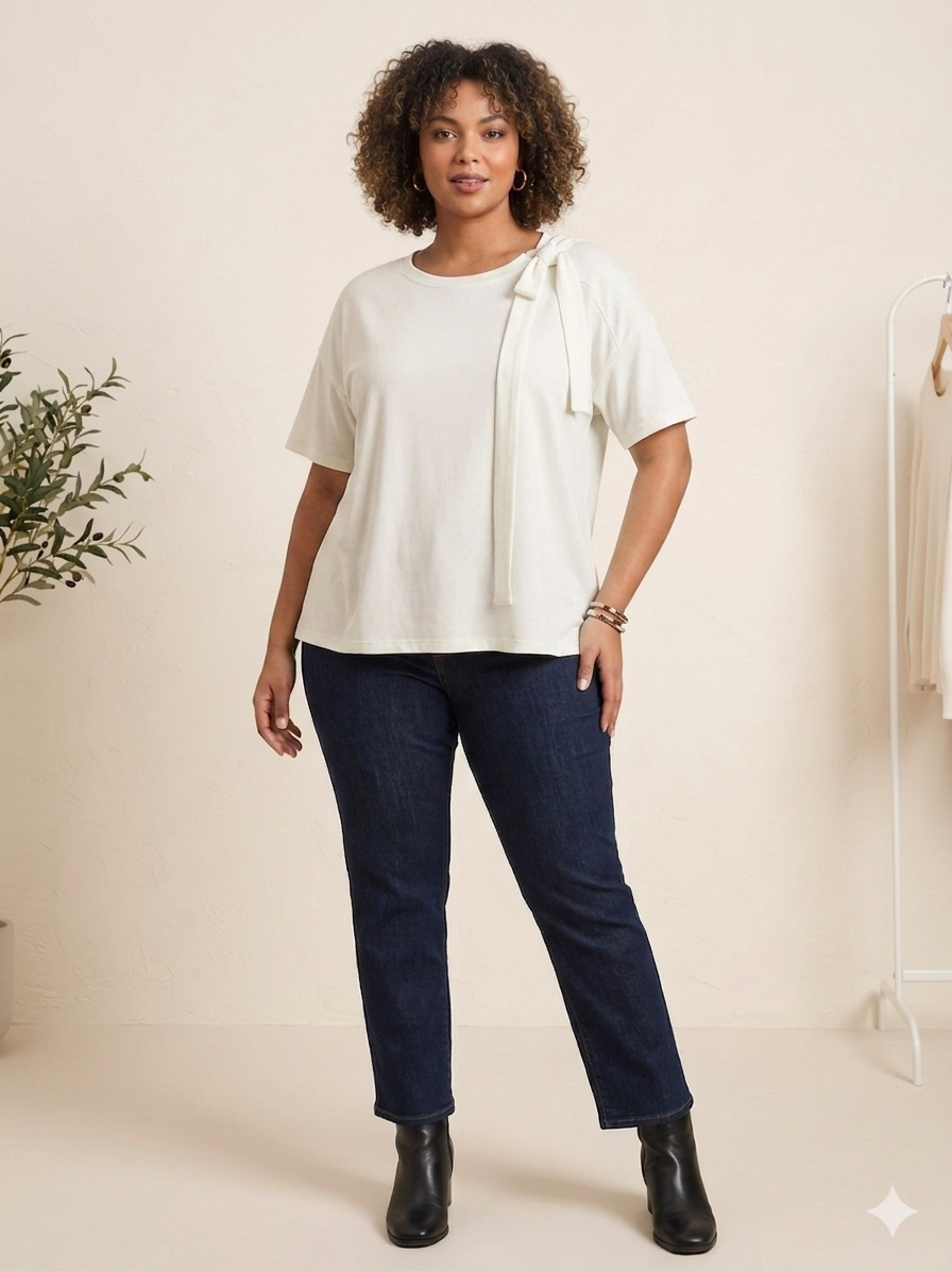 Camiseta Amanda en Blanco