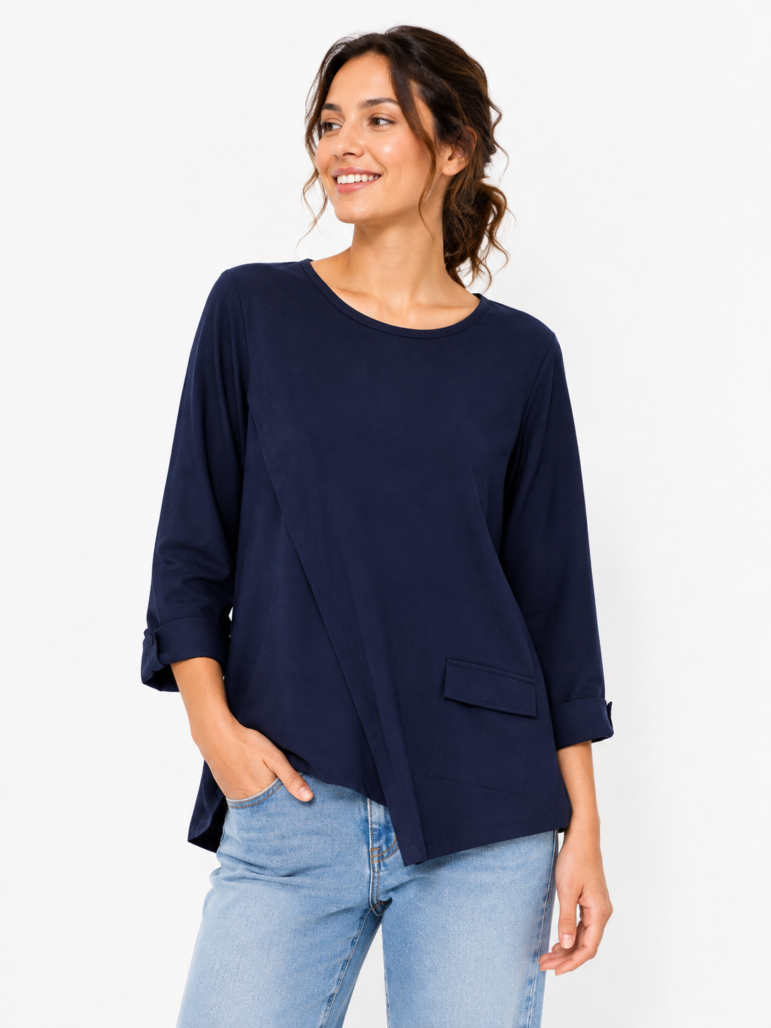 Camiseta Little Roma en Azul Marino