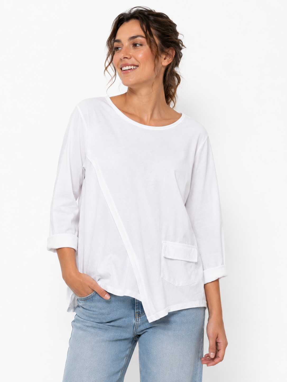 Camiseta Little Roma en Blanco