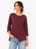 Camiseta Little Roma en Granate