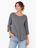 Camiseta Little Roma en Gris