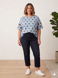 Camiseta  Dolores en azul