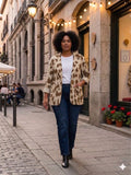 Chaqueta Angela en chocolate
