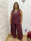 Conjunto Mariana en Berenjena