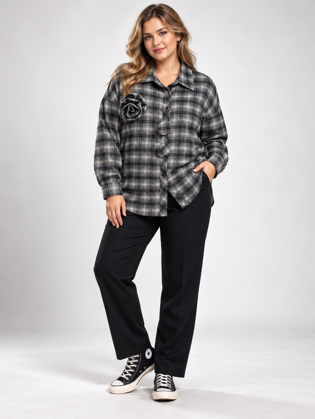 Camisa Minerva en Gris