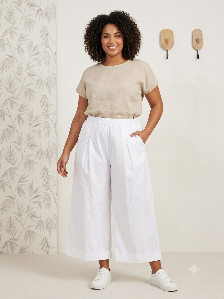 Pantalón Alba en Blanco