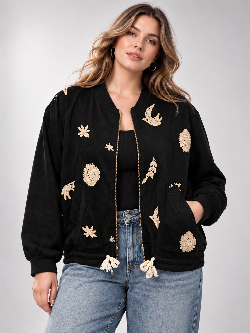 Chaqueta Bordada Abu