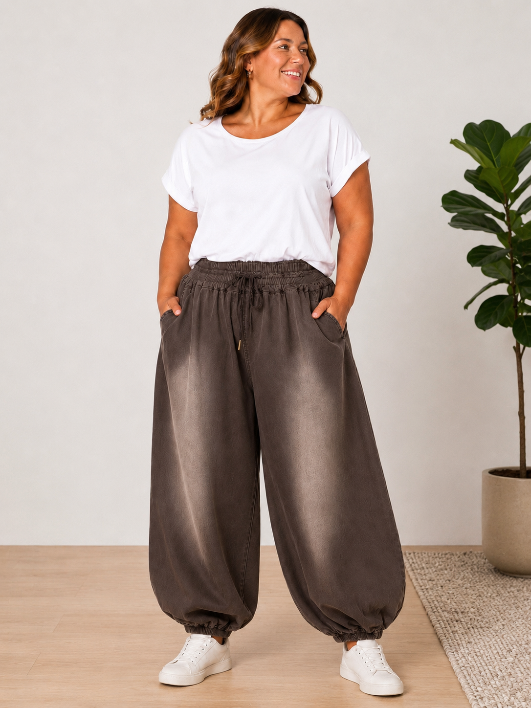 Pantalones Modena en Chocolate