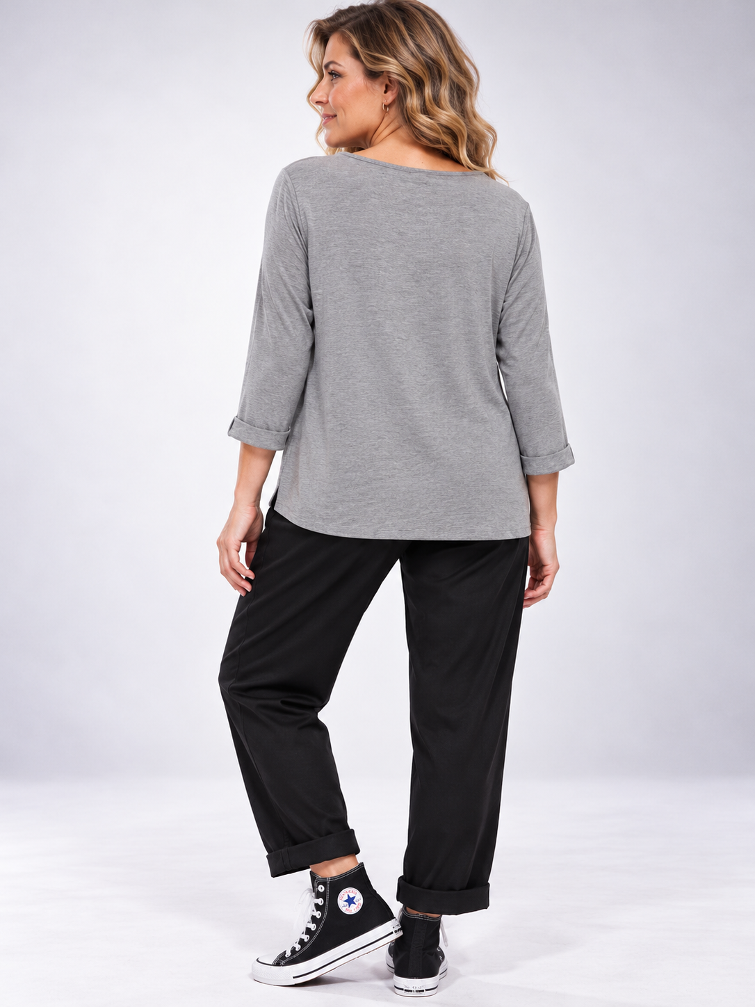 Camiseta Tere Little en Gris