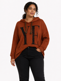 Sudadera YE en Teja