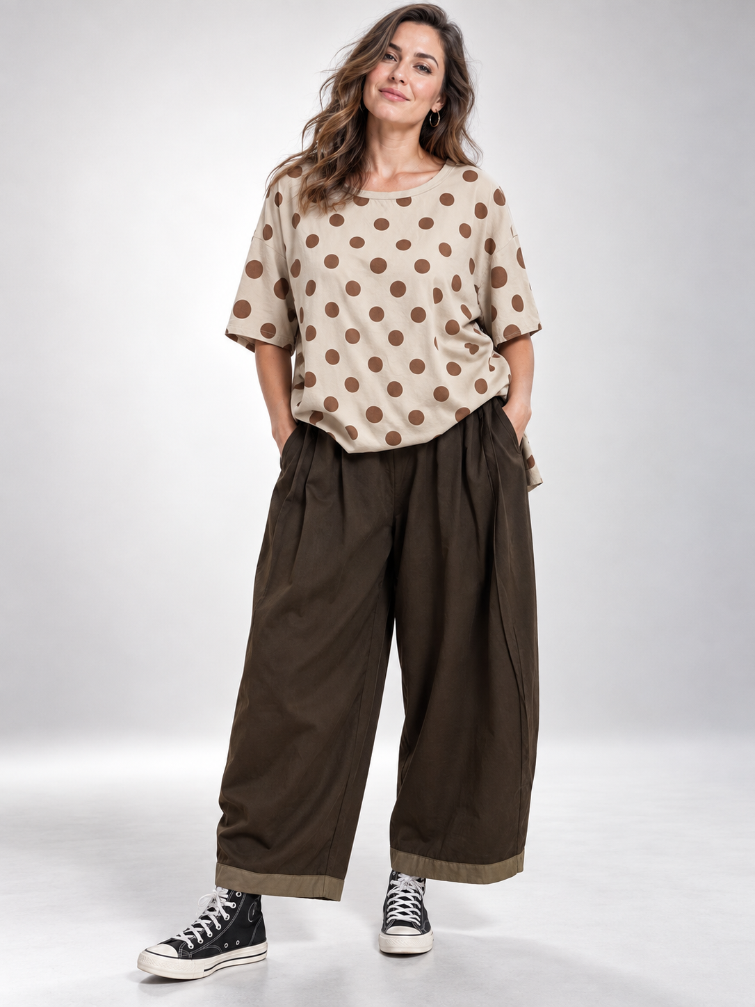 Camiseta Dolores en Taupe