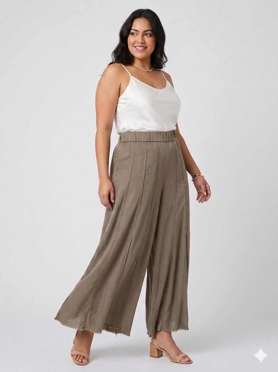 Pantalón Micaela en Taupe