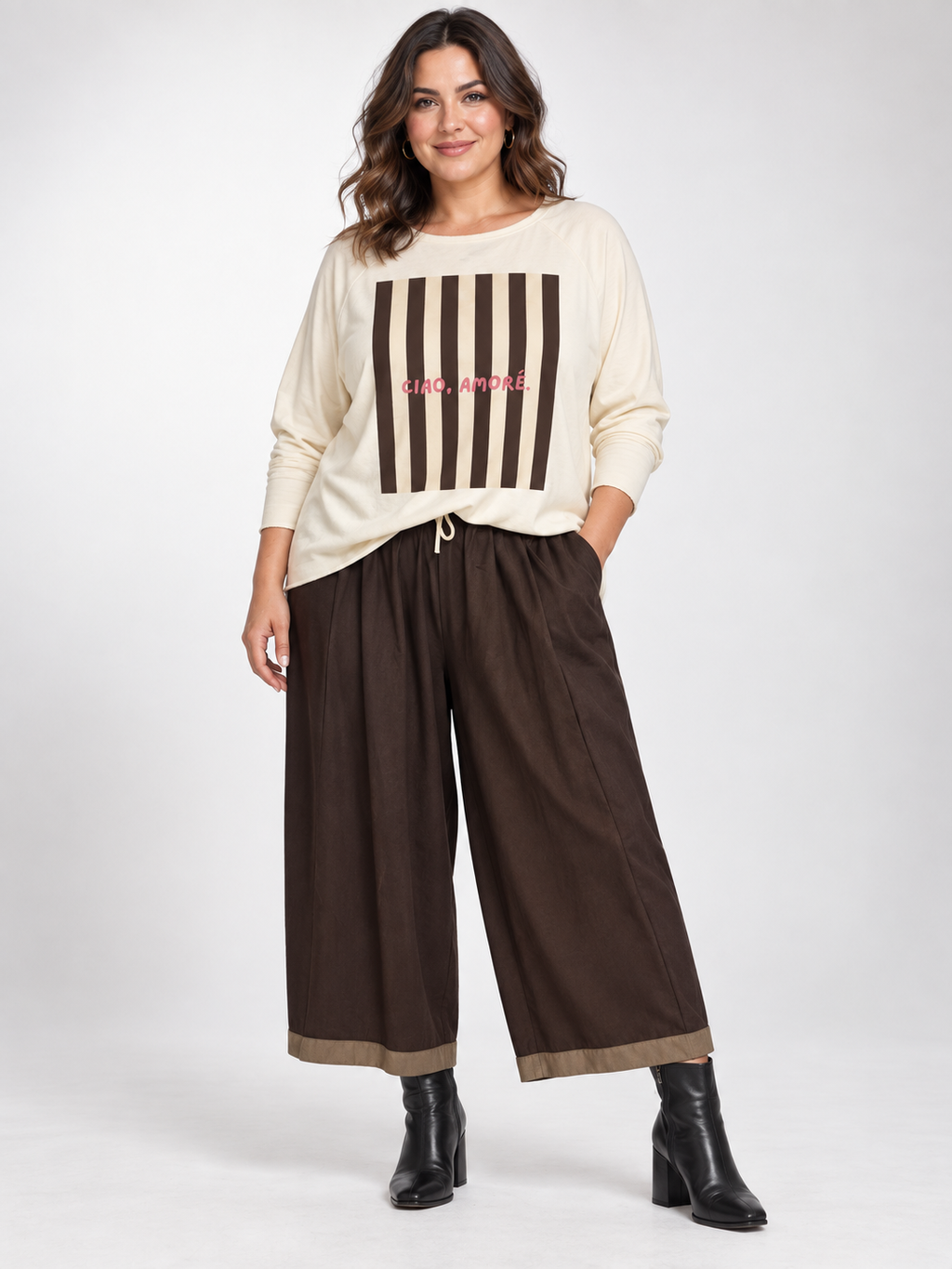 Pantalón Ania en Chocolate