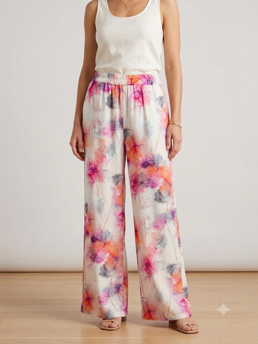 Pantalón estampado Cati