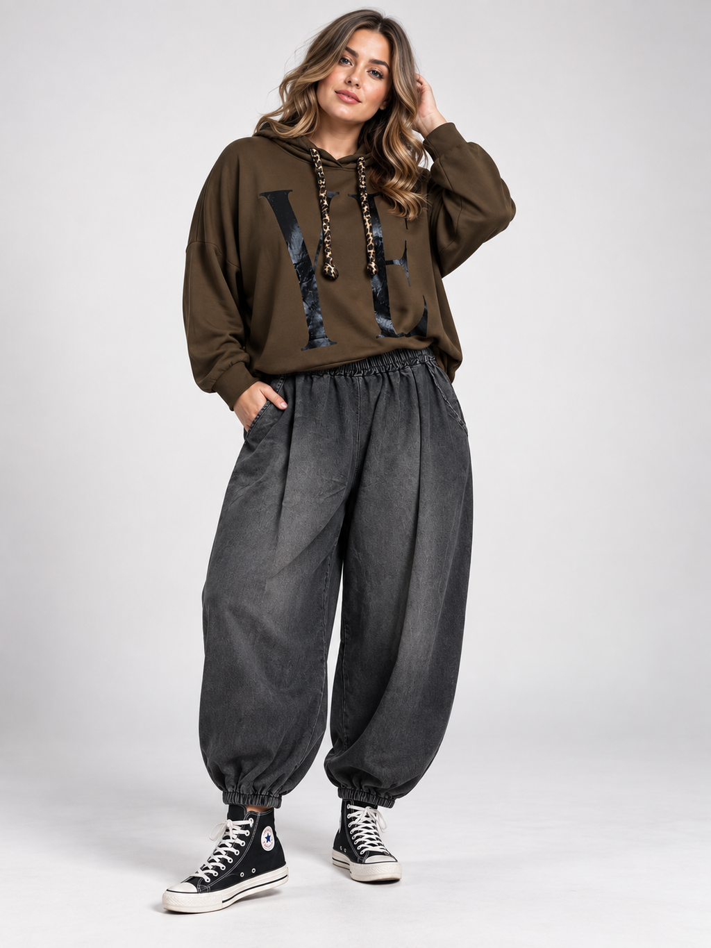 Pantalón Vaquero Parma en negro