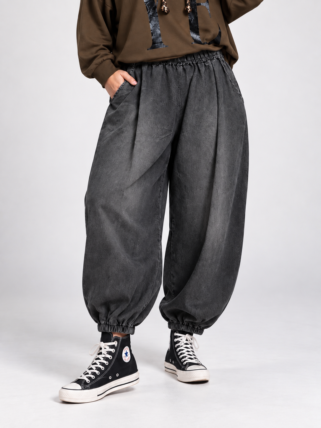 Pantalón Vaquero Parma en negro