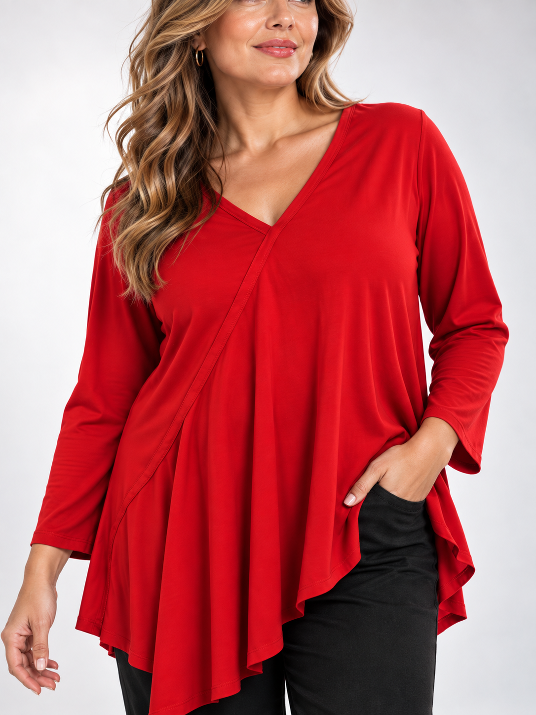 Camiseta Rubí en Rojo