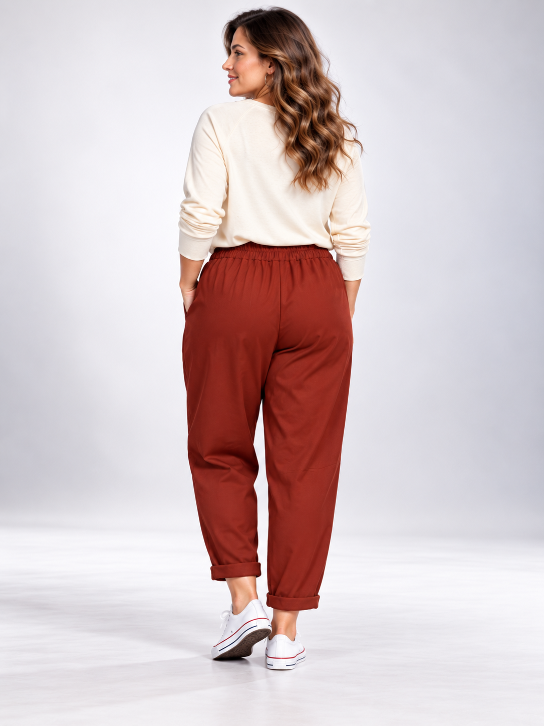 Pantalón Teresa en Teja