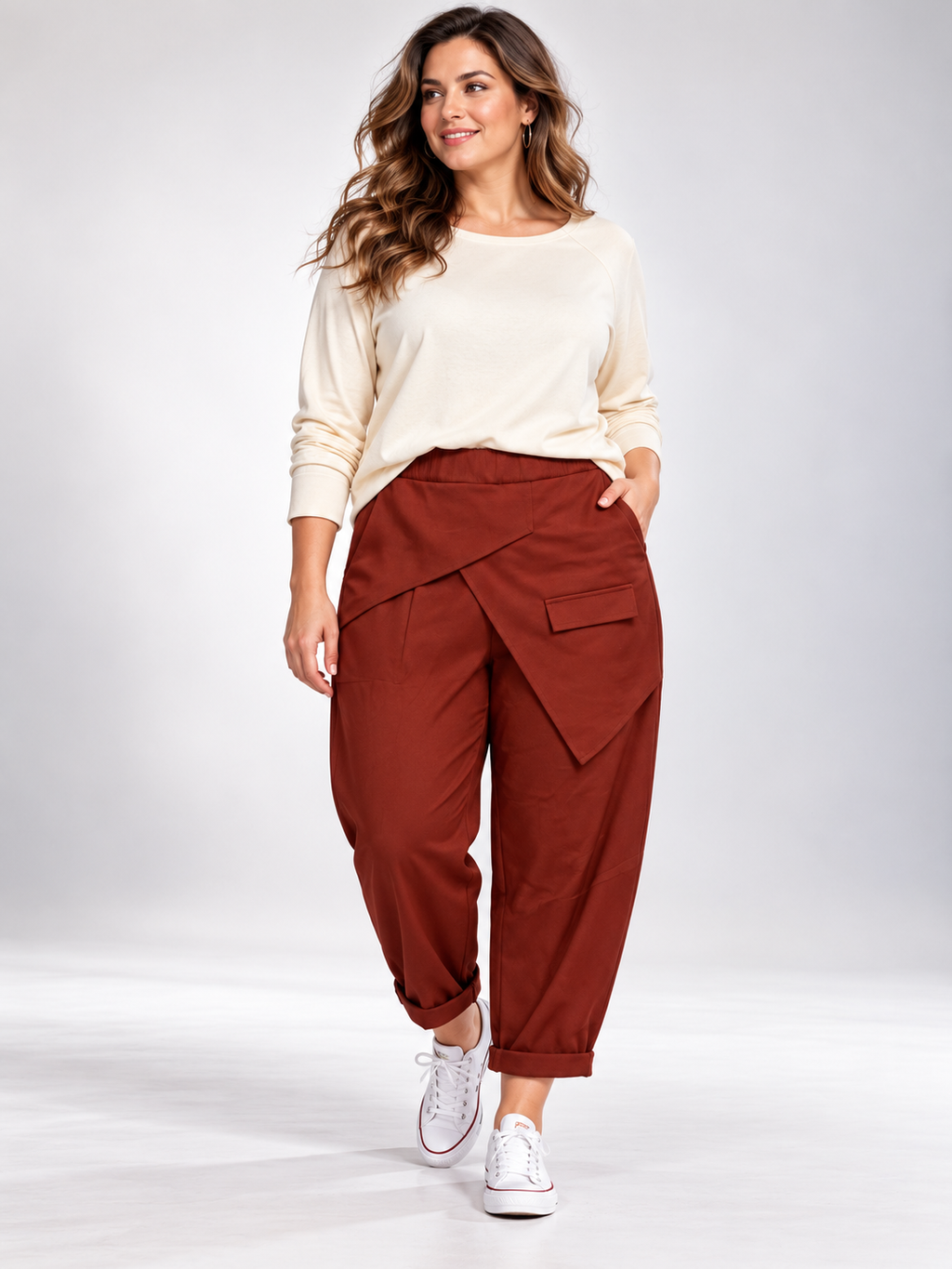 Pantalón Teresa en Teja