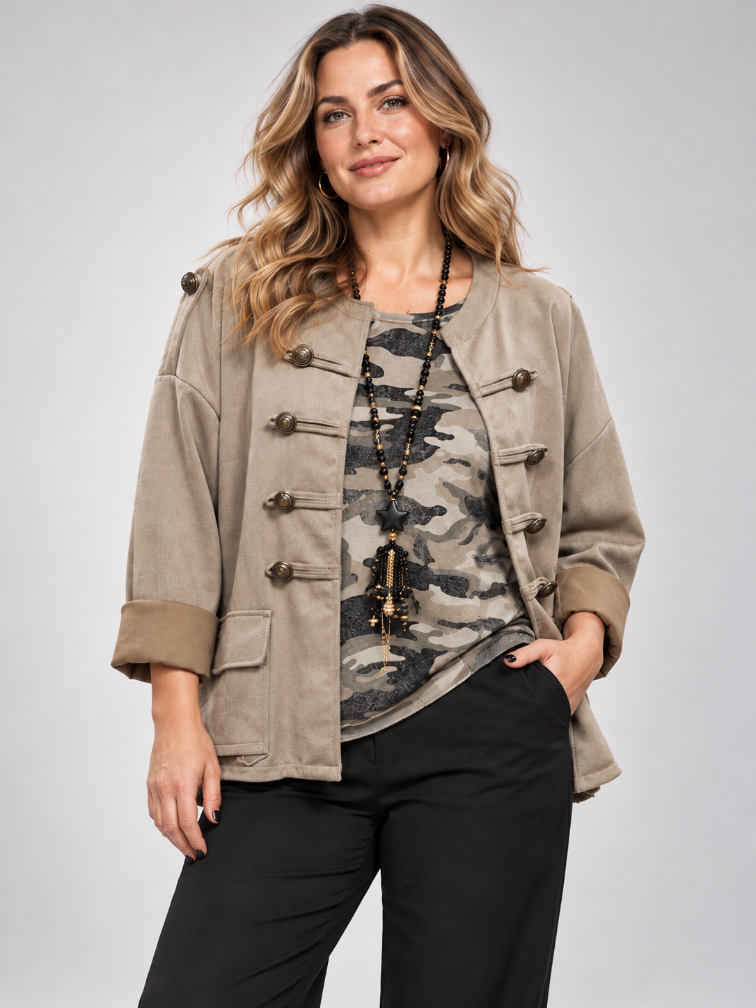 Chaqueta Josefina en Beis