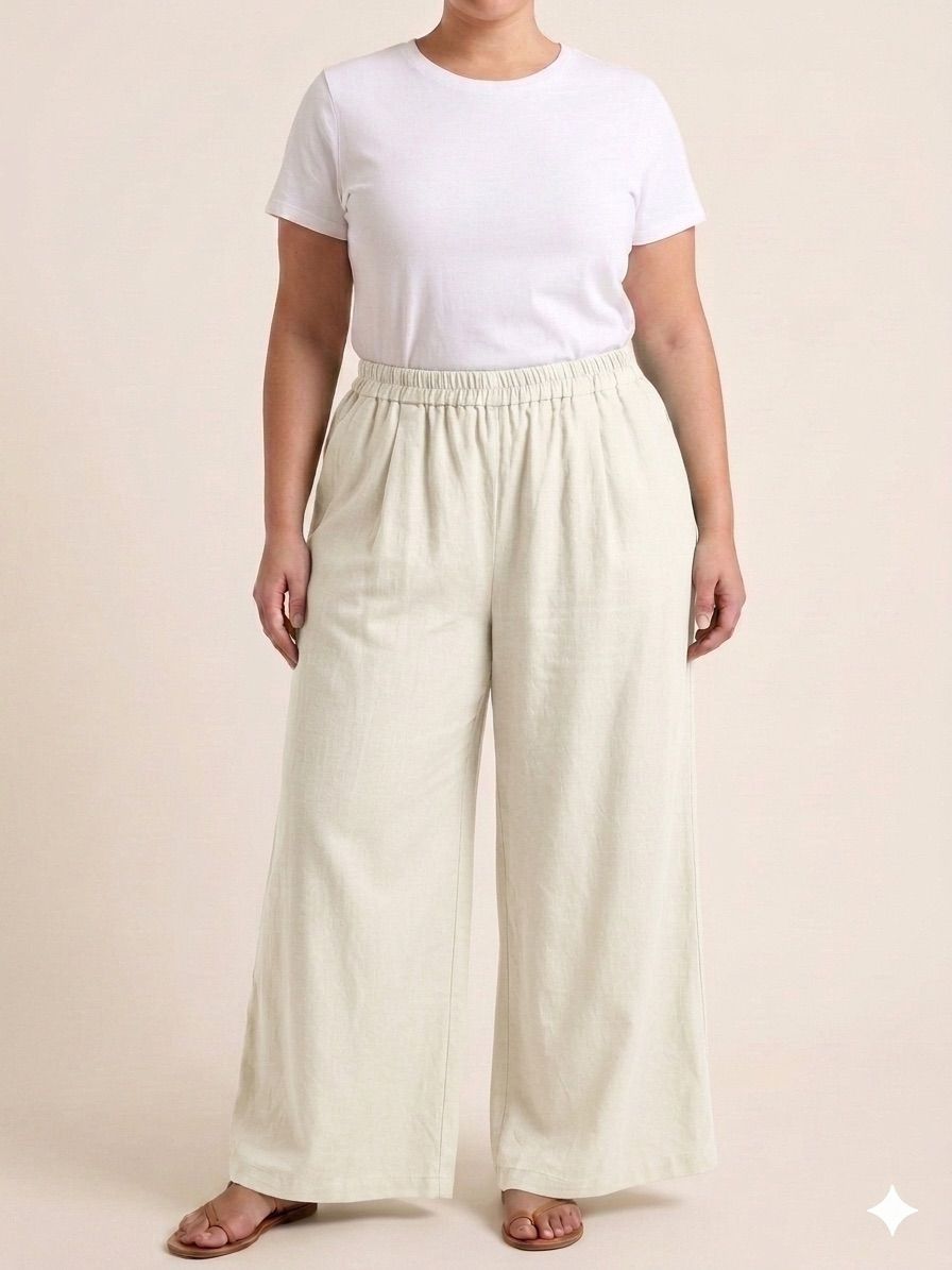Pantalón Carmina en blanco