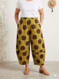 Pantalón Mirian de lunares en verde