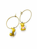Pendientes abeja
