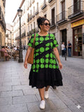 Vestido Lunares Verde
