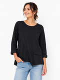 Camiseta Little Roma en Negro